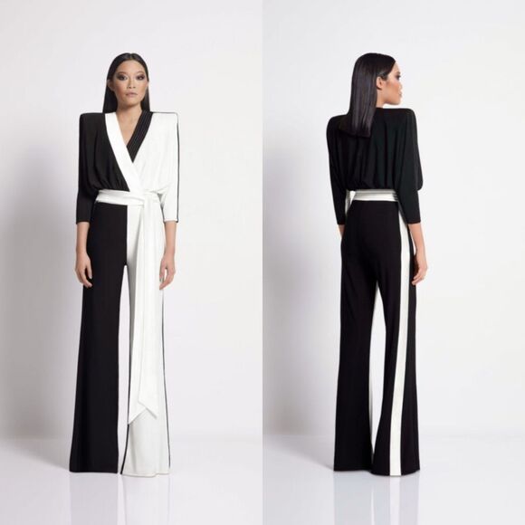 NWT Zhivago Women's Inside Out Colorblocked Jumpsuit Size US2 $600 - Picture 2 of 10